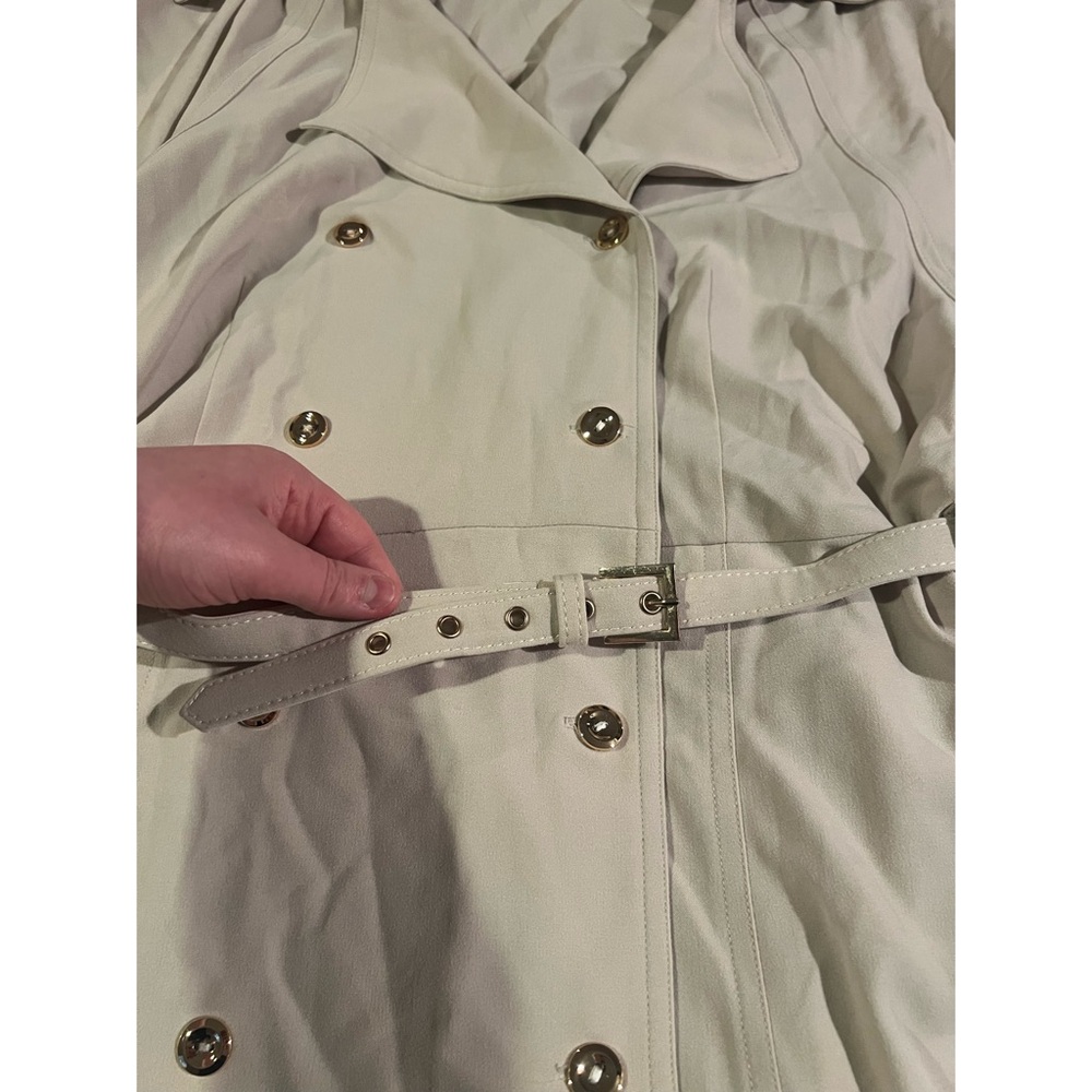 DressBarb Beige Trench Belted Dress - Picture 3 of 9
